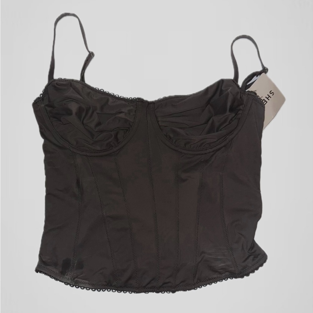 SHEIN Black Crop Top